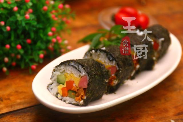 金枪鱼寿司的懒人做法，低卡低脂肪，好吃不胖简单易做