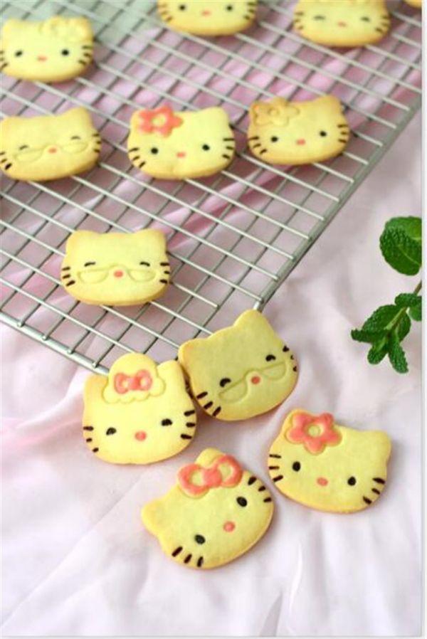 Kitty猫花式饼干