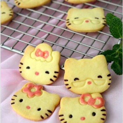 Kitty猫花式饼干